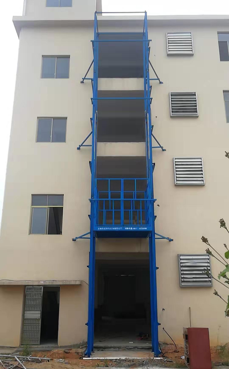 万宁室外导轨式升降平台